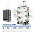 thumbnail image 6 of Fotbe Colorful Geometric Luggage Cover Protector,Suitcase Protector,Scratch and Dirt Resistant,Fits 18-32 Inch Luggage-Medium, 6 of 9