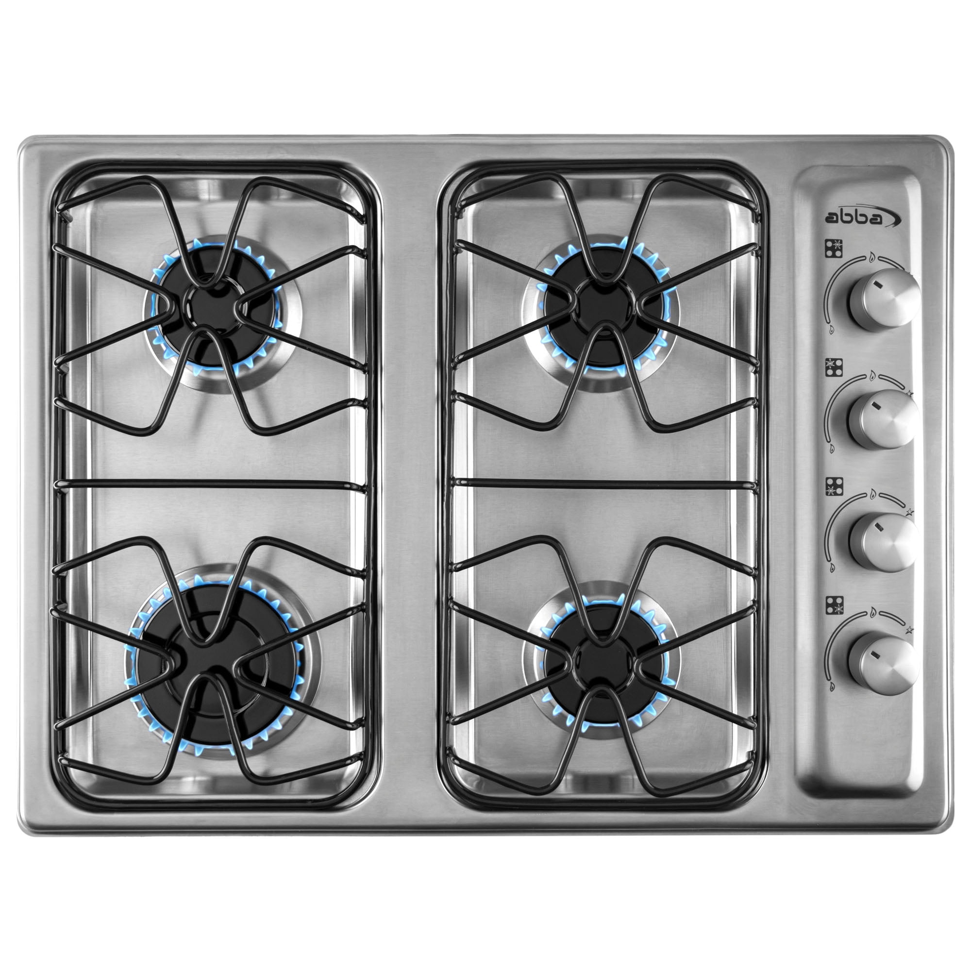 porcelain on gas stove top