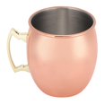 thumbnail image 3 of Taza de Mula, Taza de Mula de Acero Inoxidable de 550 ml, Taza de Leche de café de Cerveza de cóctel Pulido Espejo Accesorios de Barra de Fiesta en casa, 3,4x3,9 Pulgadas, 3 of 14