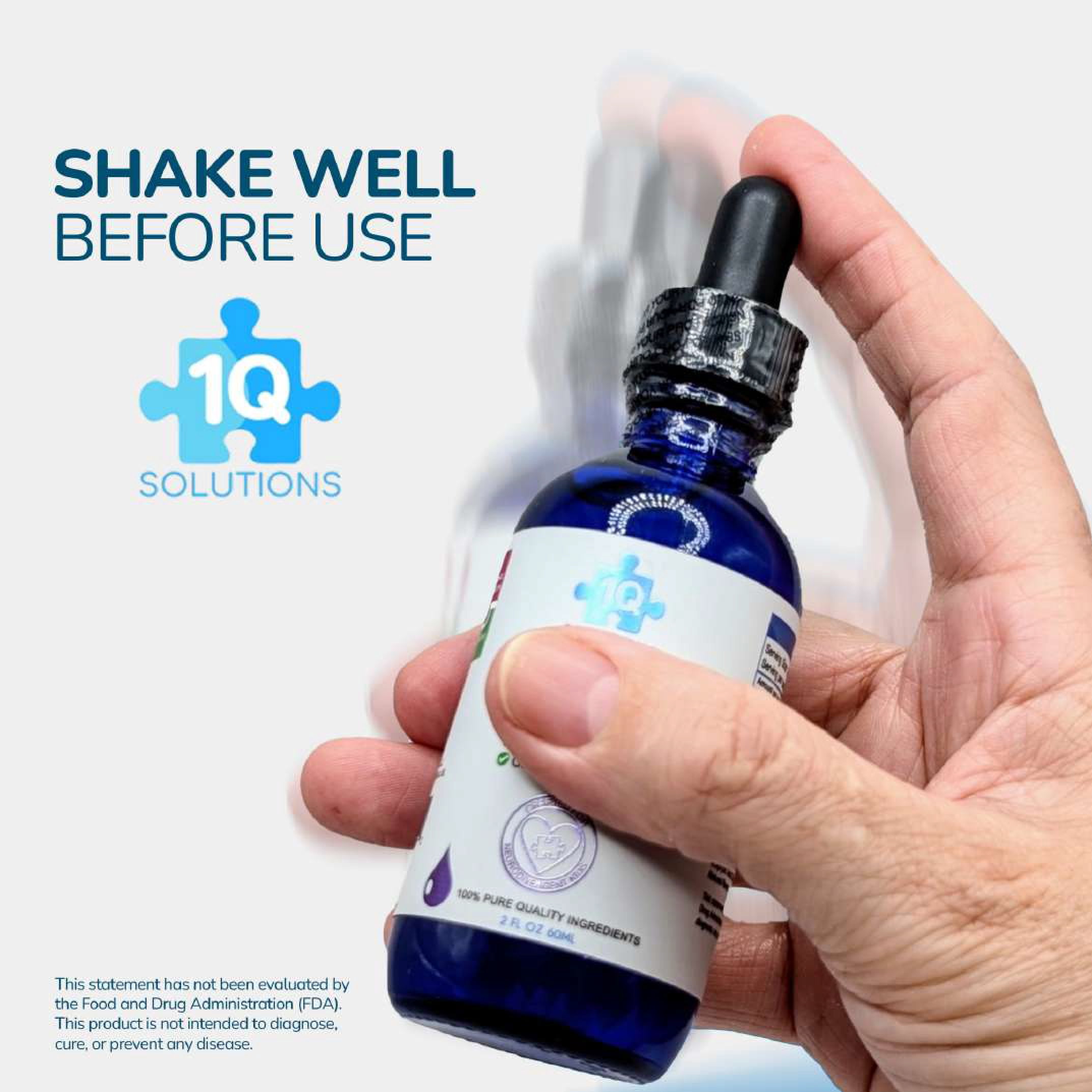 1Q Relax - Magnesium Glycinate & L-Theanine Liquid Natural Drops for Kids – Melatonin Free, Sugar-Free, Vegan, Non-GMO, Gluten-Free, Hypoallergenic with Micellar Technology - 2 fl oz