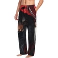 thumbnail image 6 of Sikiie Mysterious Hooded Wolf Pajama Pants Men, PJ Bottoms, Sleep & Lounge Pants-Large, 6 of 6