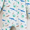 thumbnail image 4 of Cathalem Baby One-Piece Footies Rompers Pajamas Cotton Footed Pjs Play Boys Girls Green 3-6 Months, 4 of 4