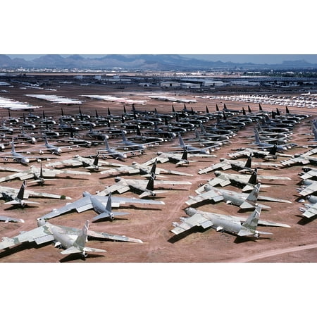 Jet Bombers - Canvas Print Bombers Aerospace Storage Jets Military B-52's Stretched Canvas 32 x 24