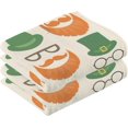 thumbnail image 2 of GZHJMY St. Patrick's Day Cotton Hand Towels, 2 Pack Absorbent Bath Towel Decorative Fingertip Towels for Bathroom Gym Spa Hotel Beach Swimming Pool,16"x 28", 2 of 7
