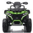 thumbnail image 4 of Joyracer 24 Volt Ride on ATV for Kids, 4WD 4 Wheeler Electric Car with Remote Control, 2 Seats Ride on Toys for Toddlers, w/Headlights, Bluetooth, Music, USB, EVA Tires, Green, 4 of 13