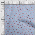 thumbnail image 1 of oneOone Viscose Chiffon Fabric Dot & Chinese Hand Fan Fashion Print Fabric BTY 42 Inch Wide, 1 of 4