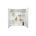 thumbnail image 6 of Croydex Finchley Double Door Stainless Steel Medicine Cabinet with Mirror (24x26in), 6 of 10