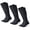 B01-3black, variant on Performance 15-20mmHg Knee High Compression Socks 3 Pairs for Trail Running Hiking Outdoor Fitness