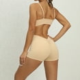 thumbnail image 7 of Timegard Womens Bodysuits with Built in Bras Scoop Neck Adjustable Strap Short Slim Yoga Rompers Fashion, 7 of 7