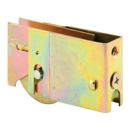 Single 1-1/2 in. Steel Roller Assembly, Ball Bearing, Plain Back Housing