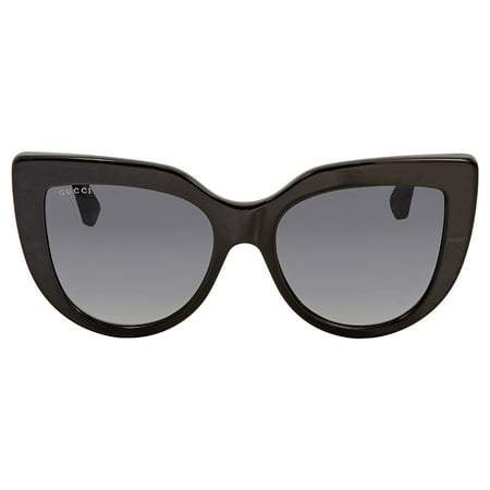 GUCCI GG0164S 001 Black Cateye Sunglasses