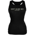 thumbnail image 1 of Halloween Scare Poop Easily Black Juniors Soft Tank Top, 1 of 1