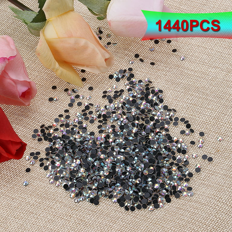 Worthofbest Flatback Rhinestones for Crafts with Glue, Flat Back Crystal  for DIY, Decoration, Crafts and More - Mixed Colors