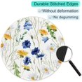 thumbnail image 5 of ITNRSIIET [20% Larger] Mouse Pad with Stitched Edge Premium-Textured Mouse Mat Waterproof Non-Slip Rubber Base Round, 5 of 5