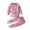 Pink, variant on Toddler Baby Girl Sets 2 Piece Outfits Children And Winter Solid Color Long Sleeved Sweater Trousers Two Piece Children Clothing For Every Holiday Legging Set 2