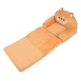 thumbnail image 1 of Bunny Kids Couch Fold Out Soft Toddler Chairs, Cute Cartoon Design Foldable Portable Multifunctional Use for Reading Watching TV, 1 of 8