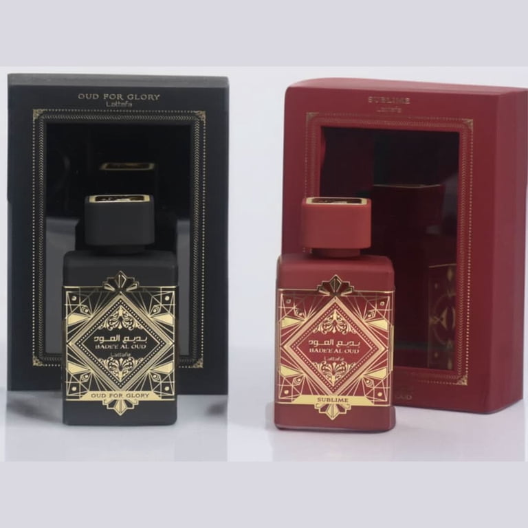 Lattafa Perfumes Bade'e Al Oud & Bade'e Al Oud Sublime EDP, 100Ml