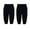 Black, variant on Kiijoy Little Boys Cotton Baggy Joggers High Waisted Casual Sports Pants, Sizes 5-6