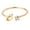 GoldE, variant on Rings Gold Rhinestone 26 Initial Open Ring for Women Sparkling Letter Jewelry Personal Ring with,One Size,GoldP