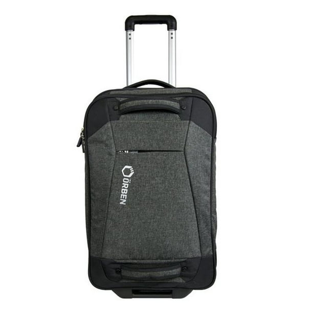 Orben OR17012001HBK9 22 in. Reisen Rolling Carryon Upright Spinner Luggage for Travelling