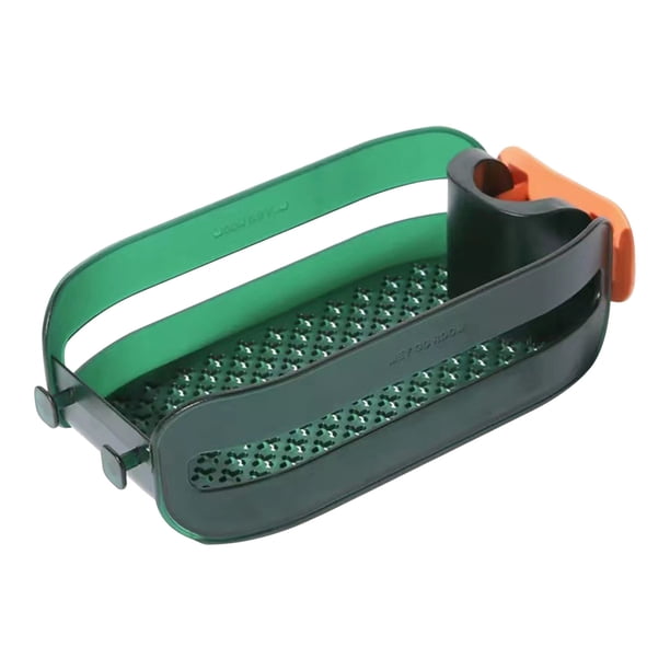 Fiudx Gancho para Esponja de Fregadero de Cocina, Fácil Instalación, Material Abs Resistente a La Oxidación, Diseño de Drenaje Rápido, Multiusos, Organizador para Baño y Cocina, Tamaño 21 X 10 Cm, Ju