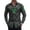 Fluorescent Green, variant on Men's Gothic Print Long Sleeve Button Down Shirt Halloween Vampire Costume Casual Party Full Open Top for Men Orange L