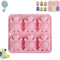 Sea Turtle Silicone Tray - Turtle-Shaped Mold for Cake Decoration, Gummies, Crayons, Soap & Baking, Non-Stick Reusable Kit