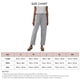 thumbnail image 4 of Pantalones casuales de mujer de algodón y lino con cordón en la espalda y cintura elástica con bolsillos C21037, 4 of 4
