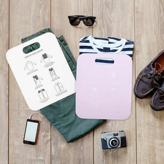 Nicehomfit PP Multi-Color Shirt Folding Board for Packing Use, Compact and Space-Saving 2Pcs