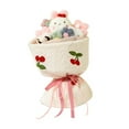 thumbnail image 2 of Plush Bouquet Toy, Soft Material Cartoon Fine Texture Stuffed Plush Flower Cute  For Birthday, 2 of 8
