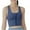 Blue, variant on Bxsruta Zip Front Post-Surgery Bra Women's Wireless Sports Bras Padded Strappy Medium Support Yoga Exercise Athletic Bras Pink S