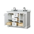thumbnail image 7 of Wyndham Collection Wcv232348dcmunomxx Avery 48" Free Standing Double Basin Vanity Set -, 7 of 7