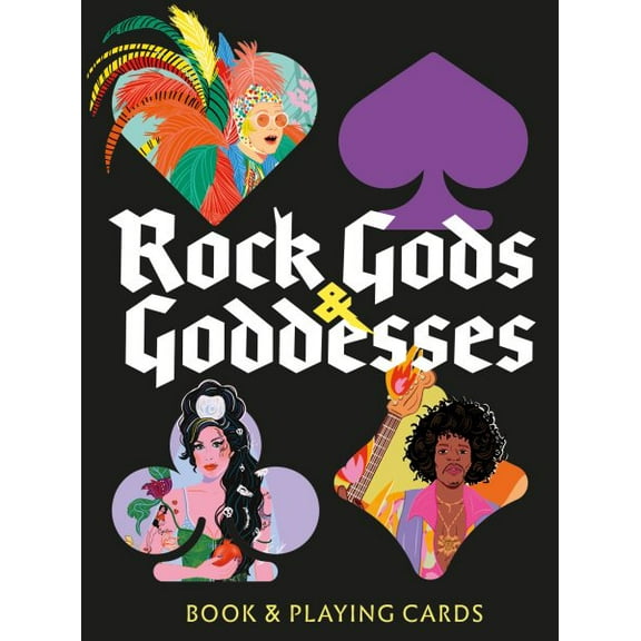 Rock Gods and Goddesses : Book and Playing Cards