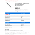 thumbnail image 2 of Front Steering Rack - Compatible with 2002 - 2009 Saturn Vue 2003 2004 2005 2006 2007 2008, 2 of 2