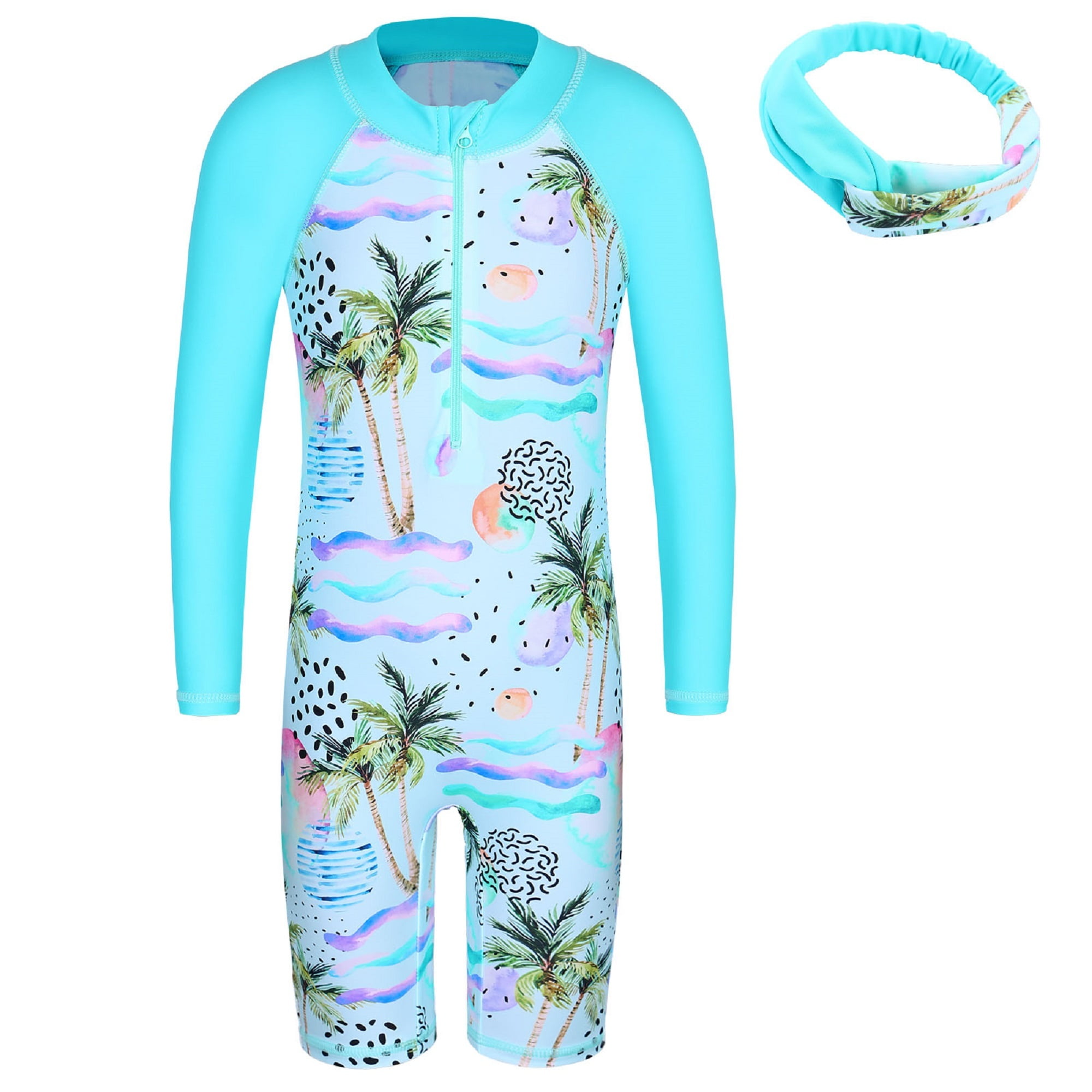 Girls Lifeguard Buttery Soft Swimsuit With UPF 50+