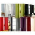 thumbnail image 2 of 2 PANELS ANTIQUE GROMMETS FAUX SILK WINDOW CURTAINS FOAM LINED BLACKOUT K72 63", 2 of 3