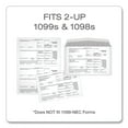 thumbnail image 2 of TOPS 1099 Double Window Envelope, Commercial Flap, Gummed Closure, 5.63 x 9, White, 24/Pack, 2 of 3