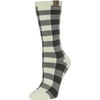Bearpaw Bearpaw Buffalo Plaid Thermal Crew Socks for Women