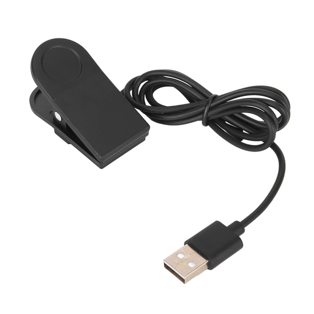 Cargador De Reloj Inteligente, ABS Y TPE De Alta Eficiencia Negros Con Soporte Para Cargador De Reloj Inteligente USB Para Viajes
