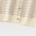 thumbnail image 5 of Luogg Boys Sweaters For Kids Stylish Striped Knit Cardigan Coat Soft Comfortable Casual Outerwear For Toddler And Children Boys Lightweight Sweaters For School Size 3-4 Years, 5 of 5
