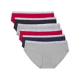 thumbnail image 1 of Braguitas Tommy Hilfiger de algodón para mujer, paquete de 6, talla XL, 1 of 5