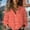 Orange, variant on Valentine Button Down Shirts for Women Womens Button Down Blouse Loose Fit Heart Print Womens Long Sleeve Tops Heart Blouses Dressy Casual Love Heart Valentines Day Gifts (S-XXL)