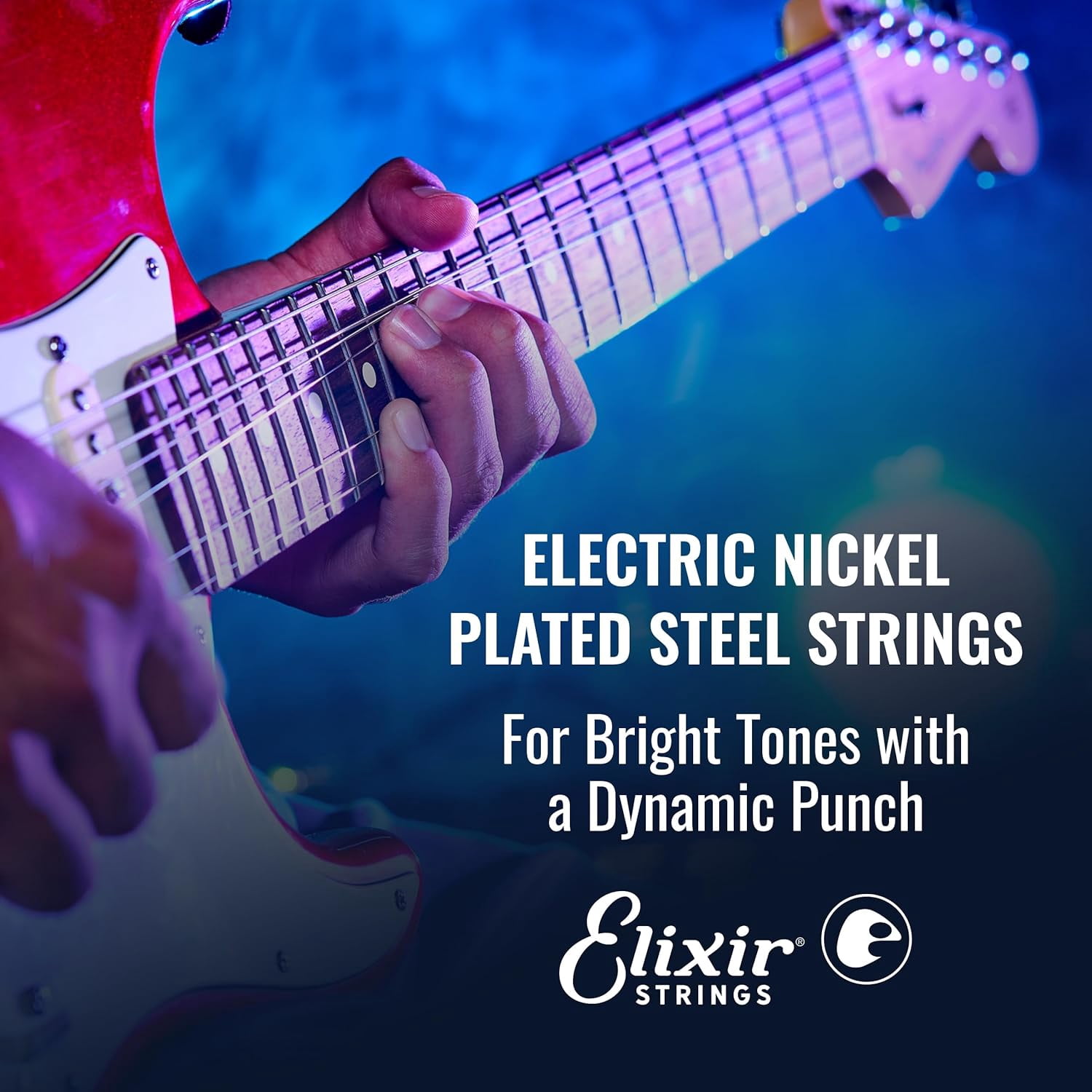 Elixir 12002 Nickel Plated Steel Electric Guitar Strings with NANOWEB, Super Light 9-42