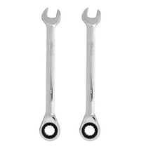 REACHISE 2Pcs 10MM Two-way Ratchet Quick-Release Easy to Use Tooth Round Head Ratchet Wrench