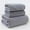 Gray, variant on Oggfader Bath Towels on clearance Towel Bath Towel Set Velvet Spun Highly Absorbent Soft Bath Towel Suitable For Bathroom Spa Gym White
