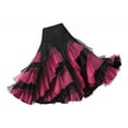 thumbnail image 2 of latino Vestido de oriental Traje de enagua larga Ropa de mujer Negro rosa rojo Hugo Vestido de baile latino, 2 of 8