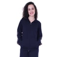thumbnail image 2 of Moomaya Solid Zipper Jacket Womens Long Sleeve Jogger Track Top With Pockets, 2 of 8