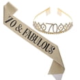 thumbnail image 1 of SHISUYAN 1 Set Birthday Sash and Tiara Decorative Props for Photography, 1 of 8