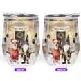 thumbnail image 2 of Happy New Year 2026 Toy Fox Terrier Santa Gnome Holiday Party Snow 12oz Stainless Steel Wine Tumbler Insulated Cup with Lid Dog Lover - 13019, 2 of 5