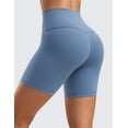 thumbnail image 3 of CRZ YOGA Womens ButterLuxe Biker Shorts 6 Inches High Waisted Workout Running Yoga Shorts, 3 of 3
